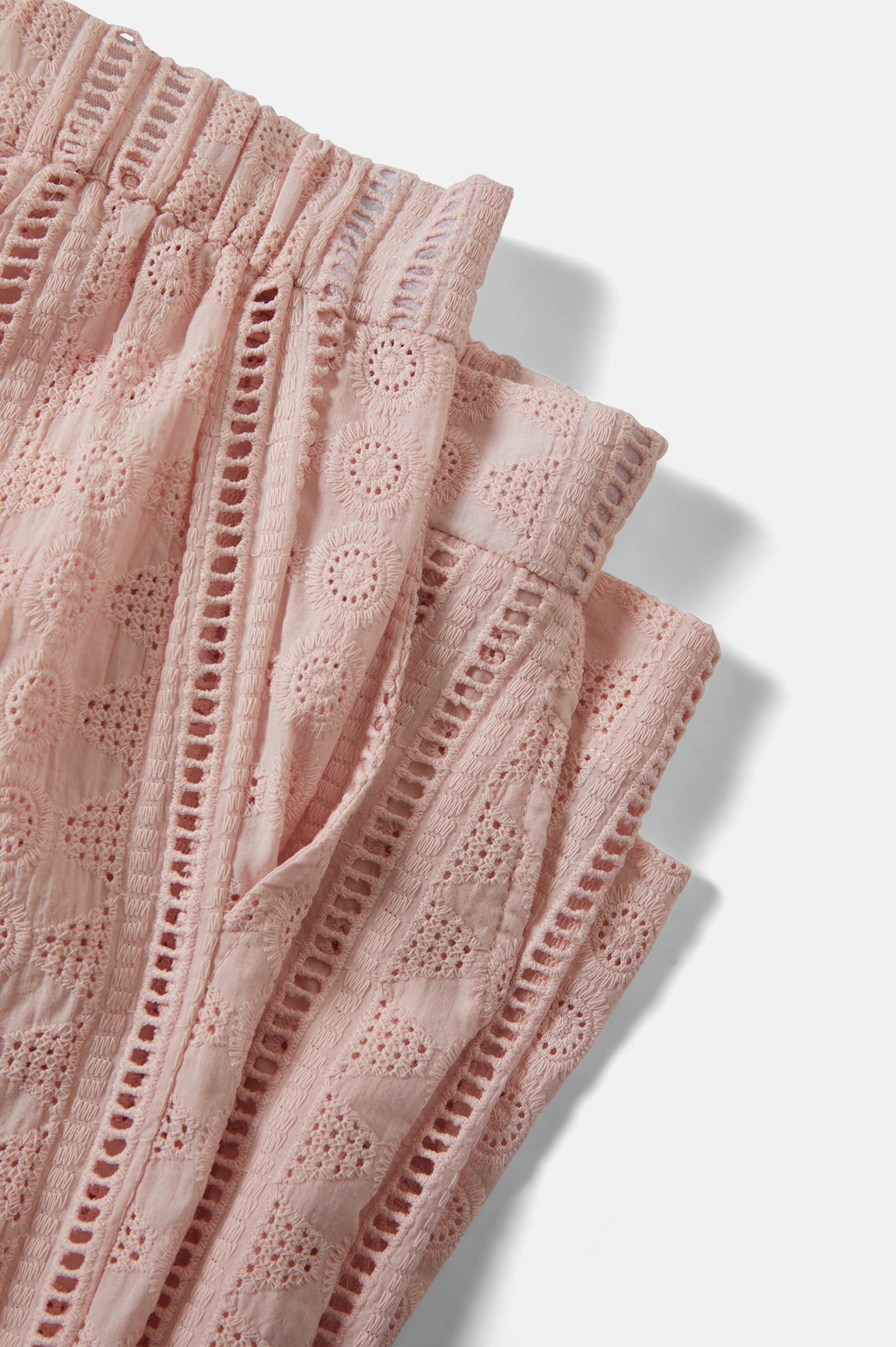 Brixton The Mercer Wide Leg Trouser Pa in CHALK PINK