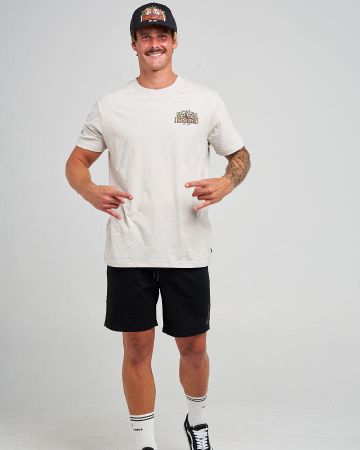 The Mad Hueys Troppo Captain | Ss Tee in SMOKE