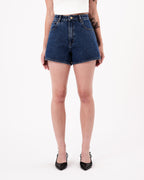 Abrand Jeans Venice Short Bella in MID BLUE